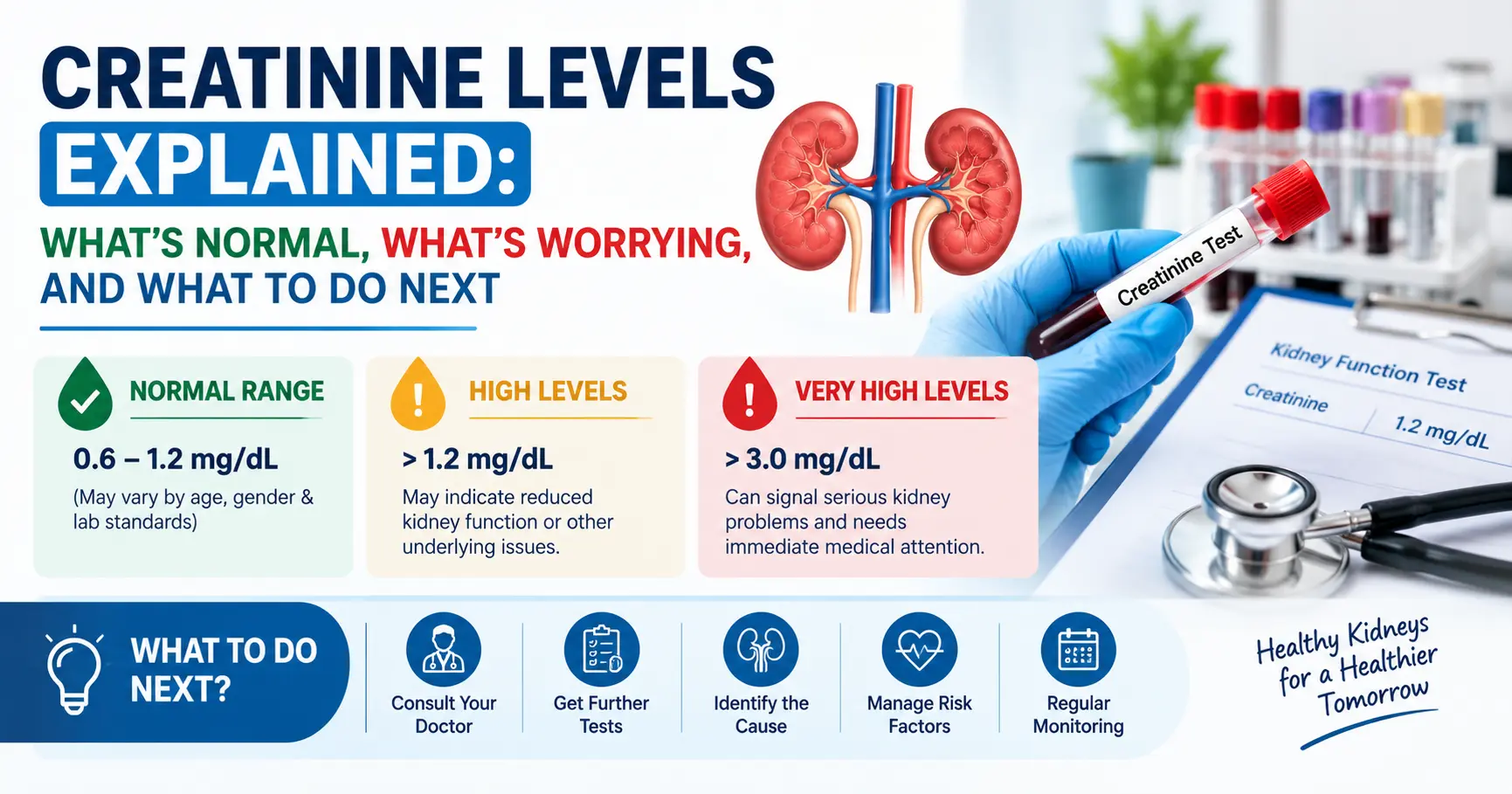 Creatinine Levels Explained: What's Normal, What's Worrying, and What to Do Next